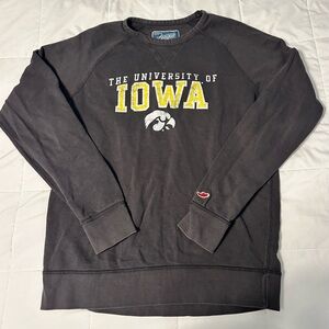 Black Iowa Light Crewneck Sweatshirt